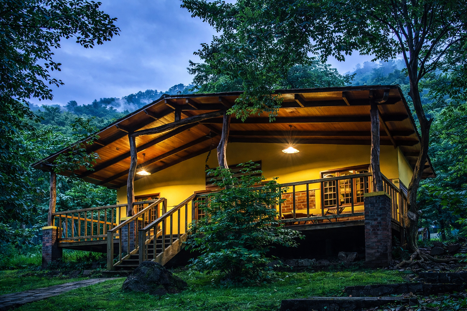 Cabaña Doble con Terraza